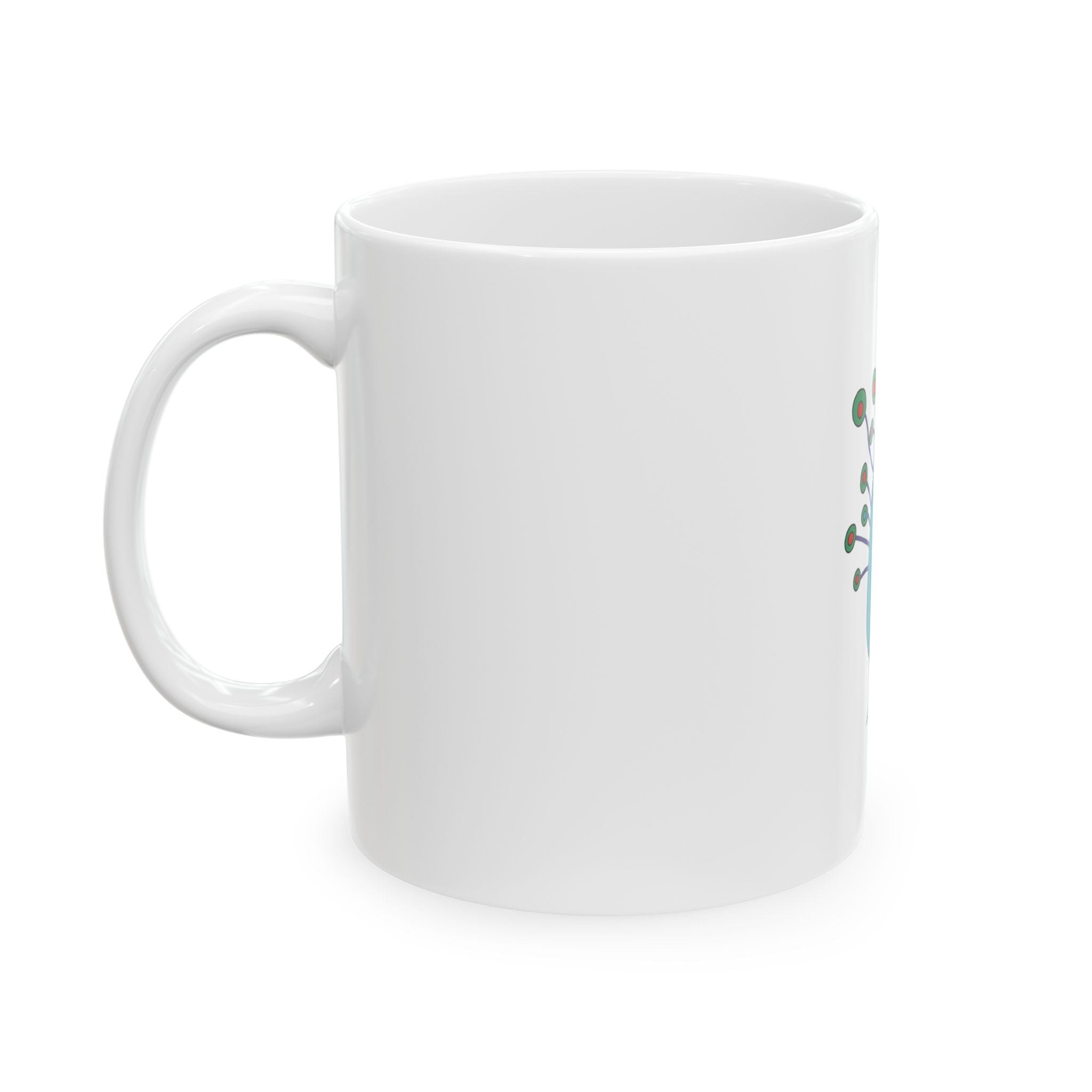 Peacock Mug, Cute Kids Mug, Birthday Gift, Nature Lover